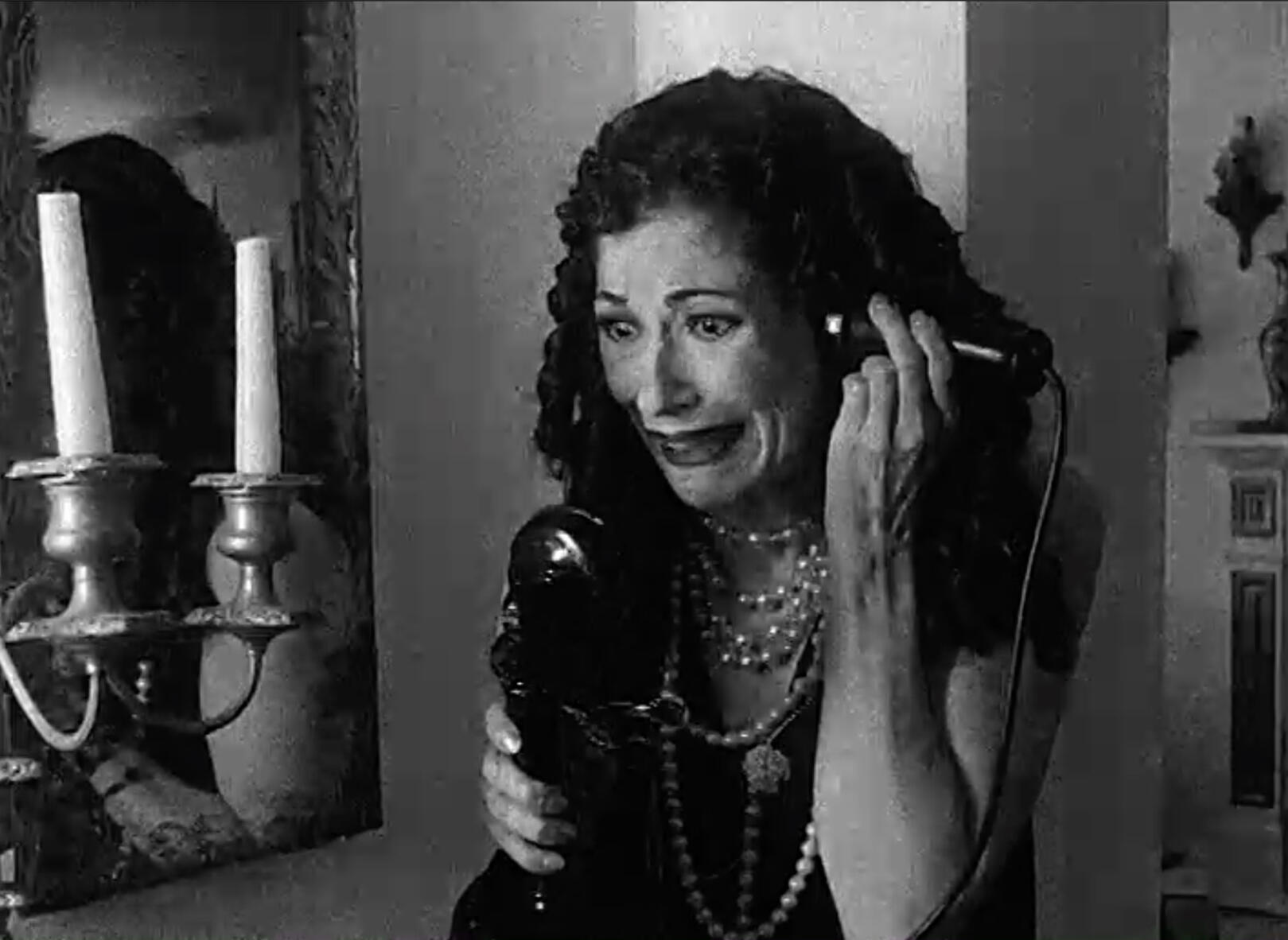 Woman on phone image by Scott L. Dale Black & White image of a woman on the telephone by Scott L. Dale