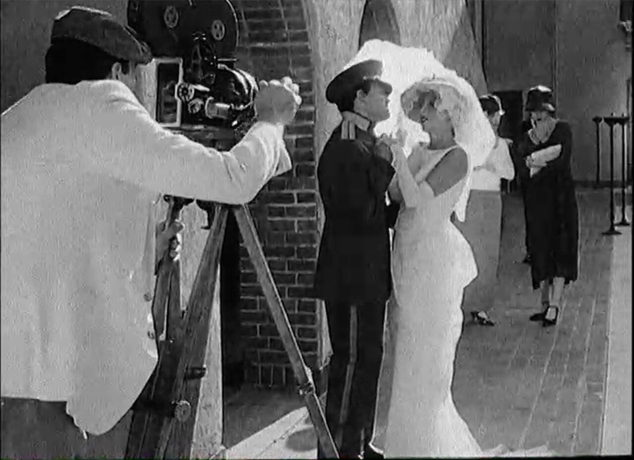 B&W silent movie handcrank cameraman image by Scott L. Dale B&W silent movie handcrank cameraman image by by Scott L. Dale