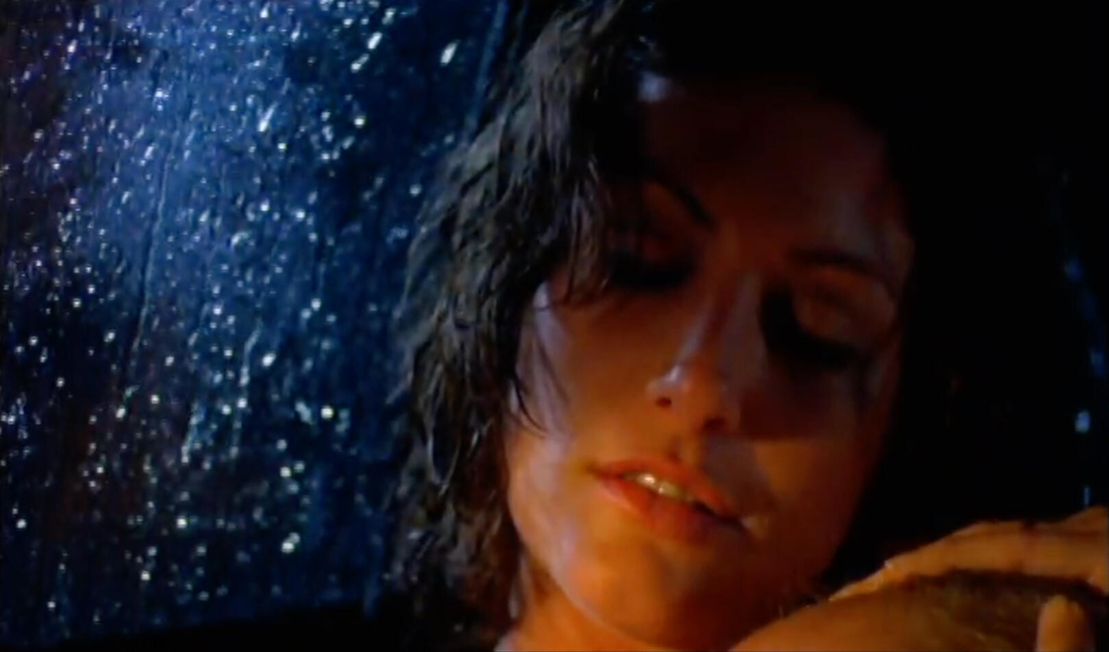 Car interior portrait at night, rain on windshield image by Scott L. Dale Car interior portrait of warm lit woman's face at night, rain on windshield image by Scott L. Dale